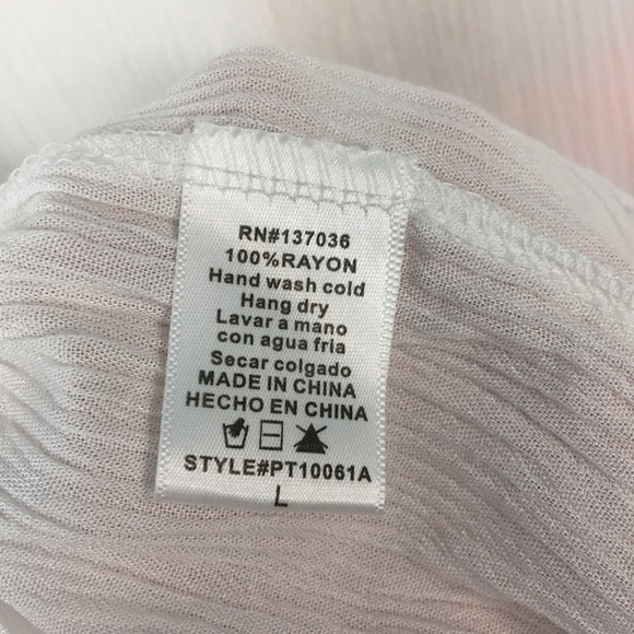 PAPER Crane Embroidered Boho Peplum Tank Top - Picture 10 of 16